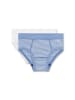 Sanetta Slip 2er Pack in Weiß/Blau