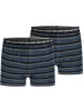 Normani Outdoor Sports 2er Pack Herren Merino Boxershorts in Navy/Schwarz/Grau