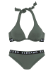 ELBSAND Bügel-Bikini in oliv
