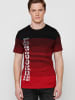 KOROSHI Kurzarm T-Shirt in rot