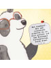 Mr. & Mrs. Panda Tassenuntersetzer Spruch Wettkampfvorbereitung ... in Weiß