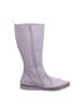 Esgano Damenlangschaftstiefel kalt flach Da.-Stiefel in  Weiß