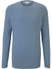 TOM TAILOR Denim Pullover STRUKTURIERTER PULLOVER in Blau