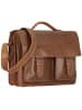 Greenland Nature Nature Aktentasche Leder 39 cm in cognac