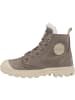 Palladium Schnürboots Pampa Hi Zip WL in braun