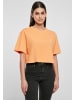 Urban Classics Cropped T-Shirts in papaya