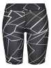 Urban Classics Cycling Shorts in geometric black