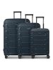 Smartbox Edition 01 4 Rollen Kofferset 3-teilig mit Dehnfalte in navy