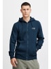 BLEND Kapuzensweatjacke BHKaylon in Mittelblau