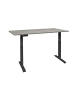 58 aufm Kessel SCHREIBTISCH höhenverstellbar elektrisch Editha 180x90 schwarz/beton