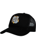 Santa Cruz Cap "Flaming Dice Dot Meshback" in Schwarz