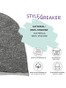 styleBREAKER Beanie Mütze in Blau meliert