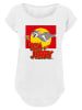 F4NT4STIC Long Cut T-Shirt Tom and Jerry TV Serie Chase Scene in weiß