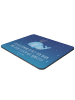 Mr. & Mrs. Panda Mousepad Wassermann Ideenflug mit Spruch in Sternenhimmel Blau