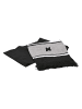 Urban Classics Scarf in black/heathergrey/white