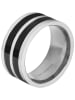 Adeliás Herren Ring aus Edelstahl in silber