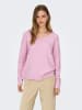 ONLY Strickpullover in Pink Lady