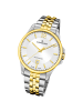 Candino Analog-Armbanduhr Candino Classic silber, gold groß (ca. 42mm)