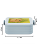 Mr. & Mrs. Panda MEPAL Bentobox Wombat Design mit Spruch in Blau Pastell