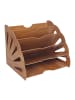 Briefablage in Braun - (B)34 x (H)28 x (T)28 cm
