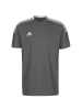 adidas Performance Poloshirt Tiro 21 in dunkelgrau / weiß