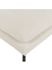 Beliani Ottomane VINTERBRO in Beige/Schwarz - (W) 70 x (H) 44 x (L) 70 cm