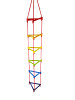 Hess Holzspielzeug  Dreiecks-Strickleiter in bunt