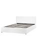 Beliani Doppelbett MONTLAUR in Weiß - (W) 169 x (H) 89 x (L) 216 cm