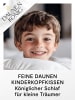 Daunenkönig QUEEN Kinderkopfkissen ''WEICH'' in Weiß