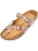Palado Pantoletten Cres Metallic in Rose