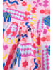 Coccodrillo Baumwollkleid mit kurzen Ärmeln in bunt