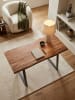 KADIMA DESIGN Schreibtisch Massivholz Baumkante, Home Office, Handarbeit
