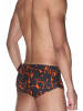 Oboy Sprinterpants U127 in schwarz/orange