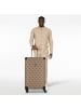 Guess Berta 4 Rollen Trolley 77 cm mit Dehnfalte in latte logo-brown