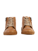Divine Factory Alénoa High-Top-Sneaker aus Leder Braun