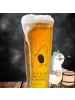 Mr. & Mrs. Panda Bierglas Avocado Tanzen mit Spruch in Transparent