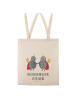 Mr. & Mrs. Panda Tragetasche Sternzeichen Zwilling mit Spruch in Creme