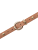 b.belt Nietengürtel Leder in cognac