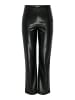 ONLY Kunstlederhose für Damen in schwarz