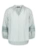 Zero  Schlupfbluse mit Streifen in Cream/Blue