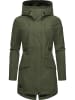 ragwear Regenmantel Begonia in Dark Olive