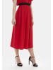 faina Damen Midirock in Rot