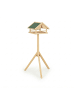 relaxdays Vogelfutterhaus in Natur - (B)37 x (H)120 x (T)37,5 cm