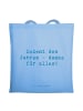 Mr. & Mrs. Panda Einkaufstasche Spruch Dozent des Jahres mit Spruch in Sky Blue