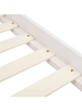 Beliani Doppelbett BERRIC in Weiß - (W) 148 x (H) 38 x (L) 202 cm