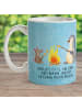 Mr. & Mrs. Panda Kinderpott Pinguin Lagerfeuer mit Spruch in Eisblau