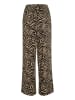 Kaffe Hose KAmilia Relaxed fit in Chinchilla/Black Animal Print