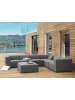 Beliani 2-tlg Lounge Set AREZZO in Grau/Schwarz