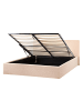Beliani Doppelbett ORBEY in Beige - (W) 157 x (H) 88 x (L) 212 cm