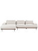 Beliani Ecksofa MARIFERD in Beige/Schwarz/Braun - (W) 316 x (H) 79 x (L) 146 cm